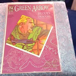 Green Arrow Comic Book Issue 23 1989 Vintage